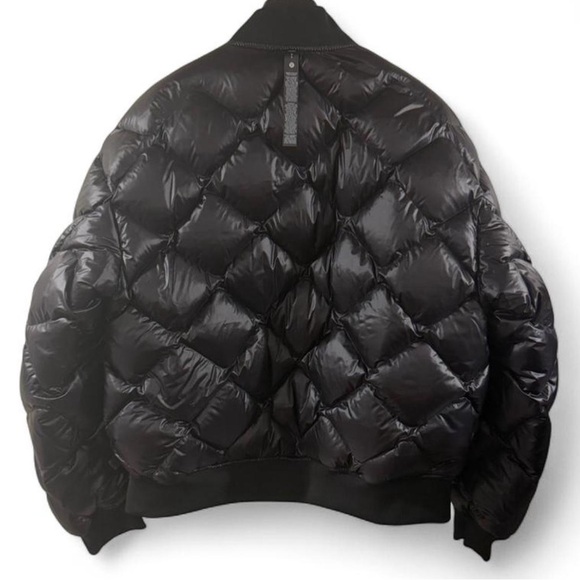NWT Men's Lululemon Black Quilted Reversible Down Puffer Jacket Size Large - Picture 2 of 8